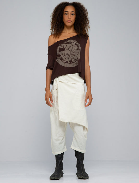 Shibui Skirted Pants - Natural