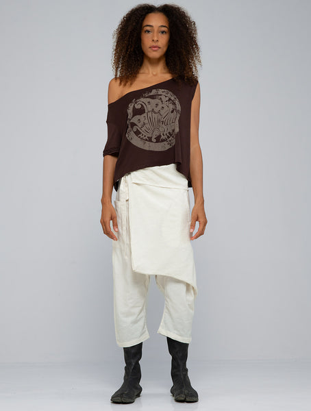 Shibui Skirted Pants - Natural