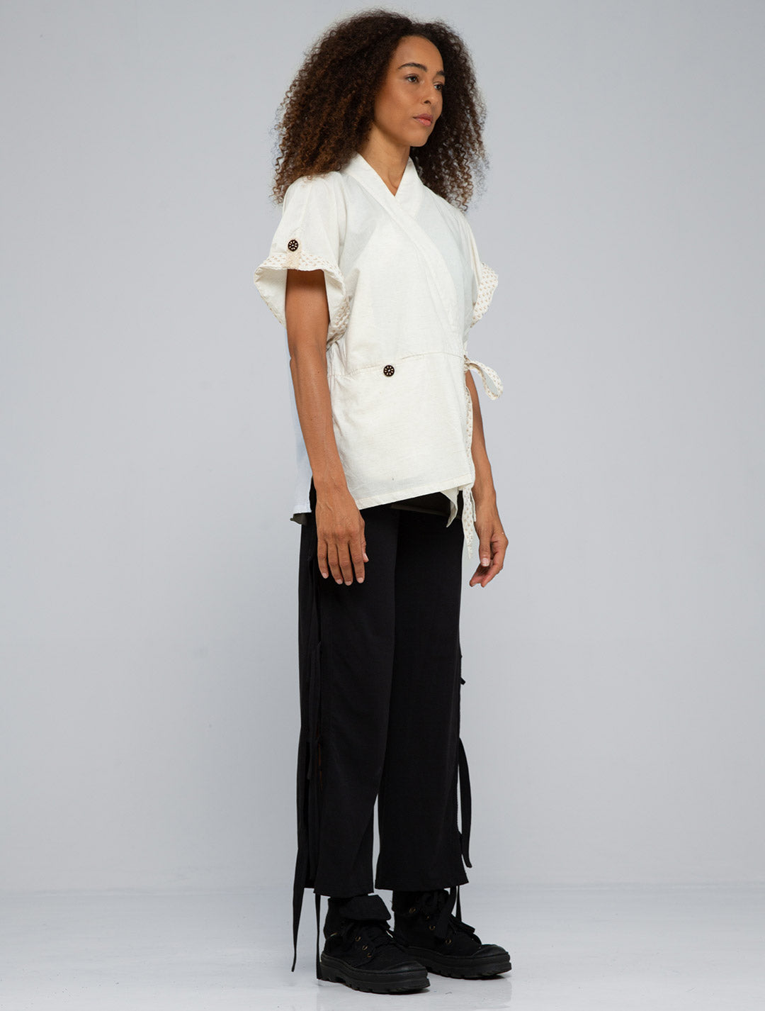 Sashiko Kimono - Natural