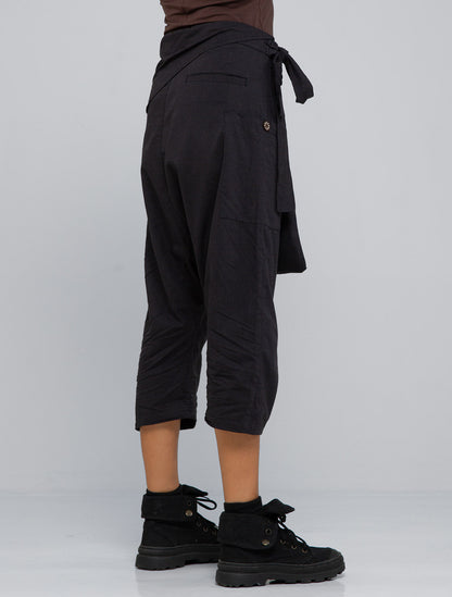 Shibui Skirted Pants - Black