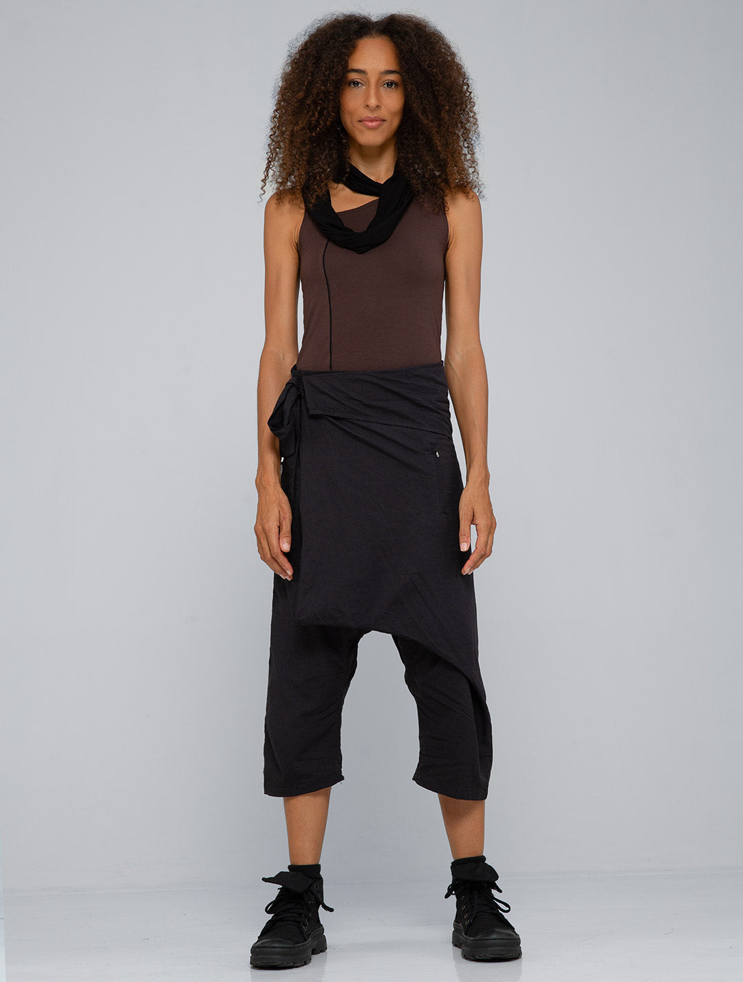 Shibui Skirted Pants - Black
