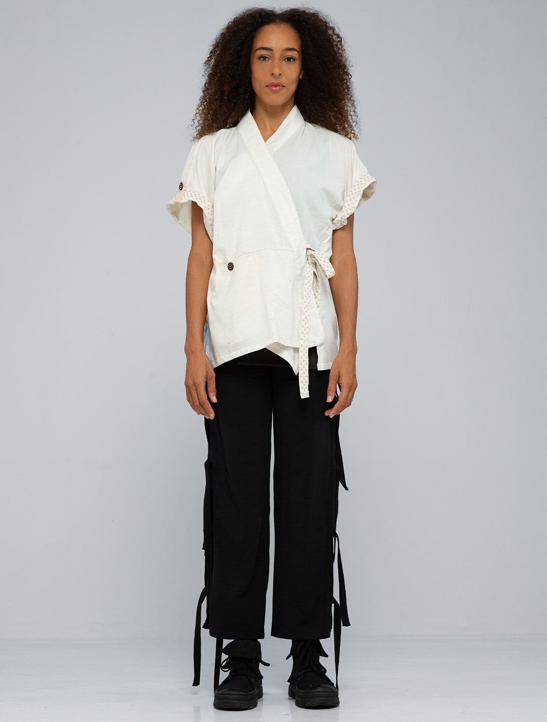 Sashiko Kimono - Natural