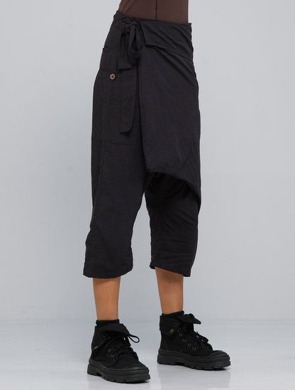 Shibui Skirted Pants - Black