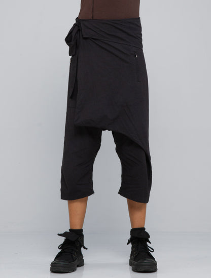 Shibui Skirted Pants - Black