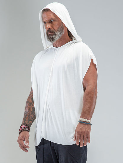 'Dragonfly' 100% Bamboo Sleeveless Hoodie - Psylo Fashion