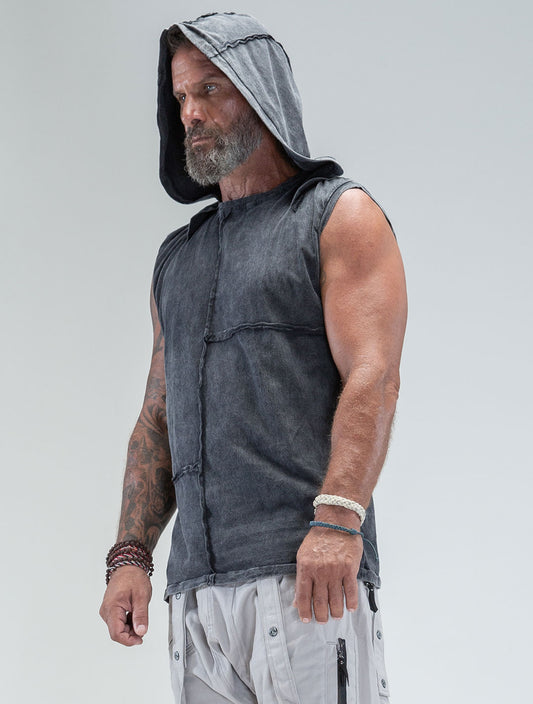 Jaguar Sleeveless Hoodie Tee