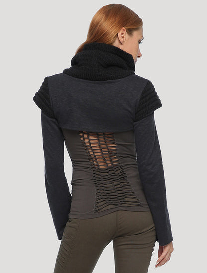 Armadillo Vmix Crop Sweater - Psylo Fashion
