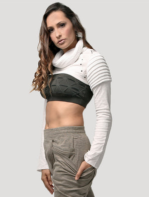 Armadillo Vmix Crop Sweater - Psylo Fashion