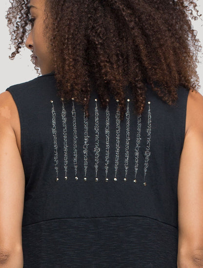 Black Asli Vest - Psylo Fashion