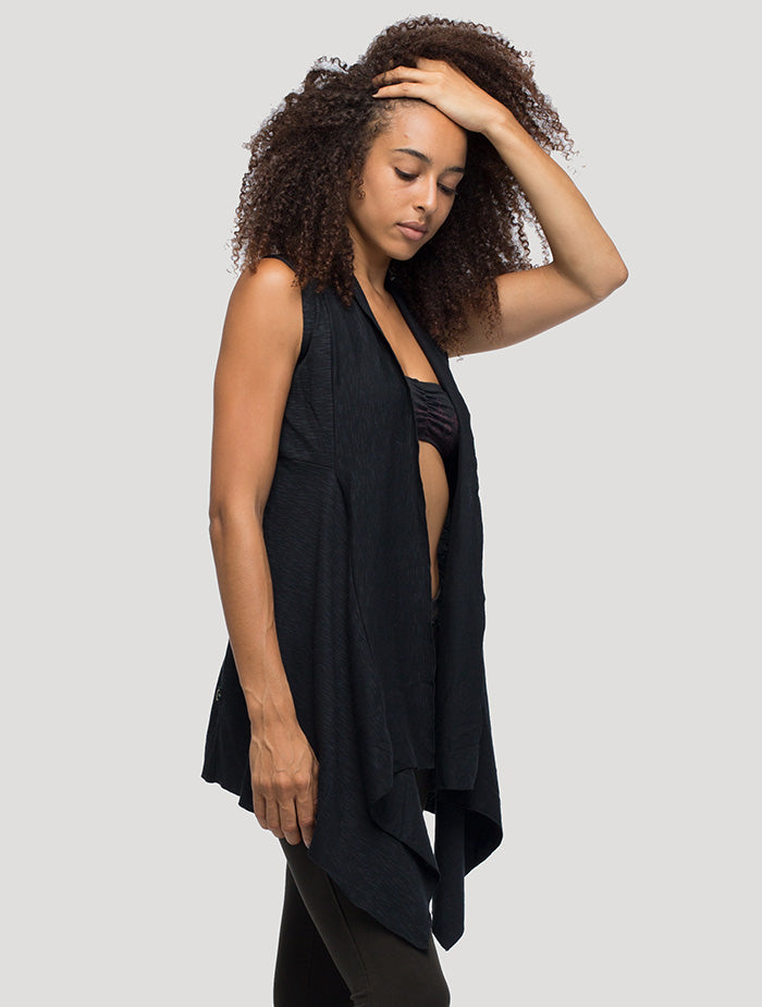 Black Asli Vest - Psylo 