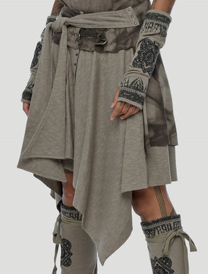Ash Unisex Wrap Skirt - Psylo Fashion 