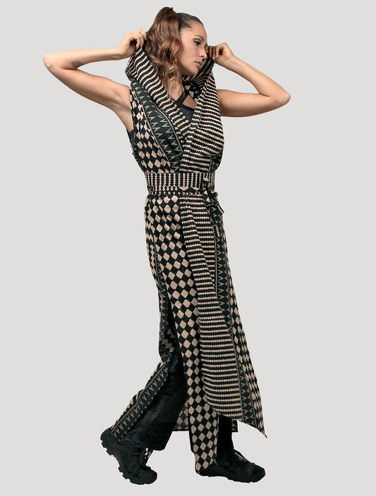 Azumi Kai Long Vest by Alekai - Psylo Fashion