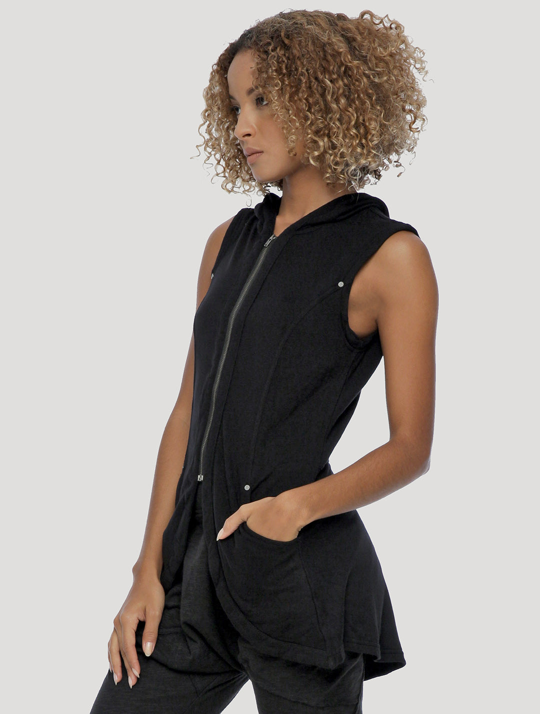 Basque hoodie Vest streetwear for women by Psylo Fashion