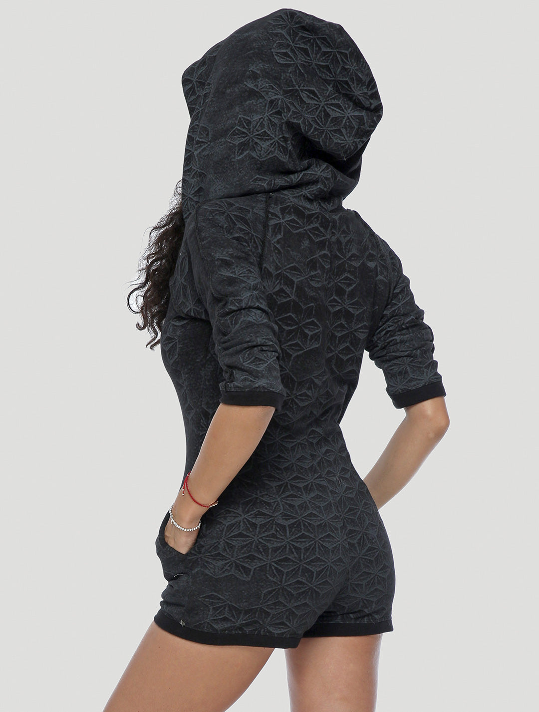 Beetle Hooded Jumpsuit - Psylo Fashion