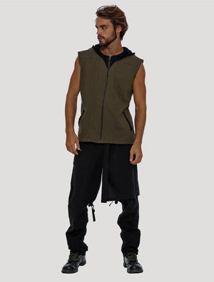 Dharma Hoodie Vest - Psylo Fashion