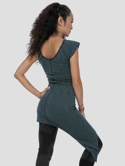 Eka Zip Asymmetrical Tunic - Psylo Fashion