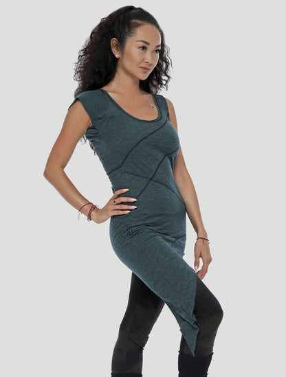 Eka Zip Asymmetrical Tunic - Psylo Fashion