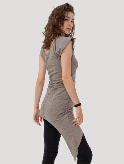 Eka Zip Asymmetrical Tunic - Psylo Fashion