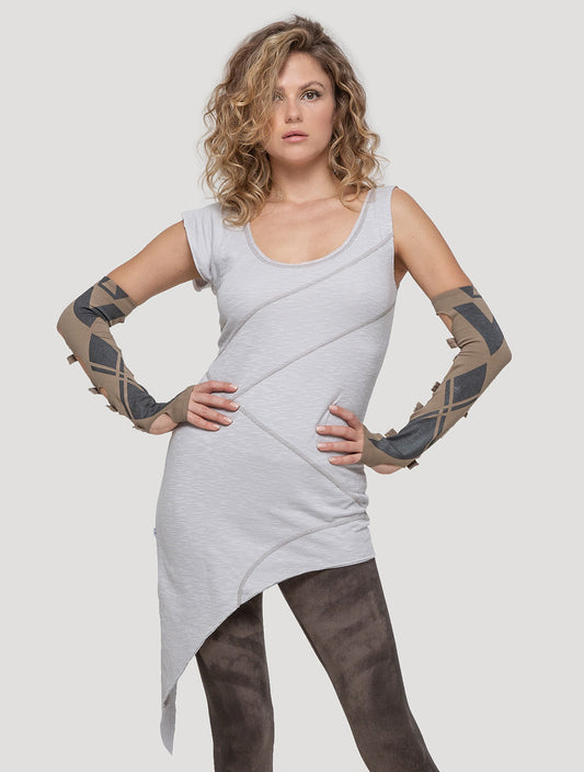 Eka Zip Asymmetrical Tunic - Psylo Fashion