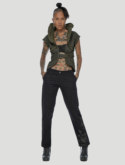 G black Pants by Psylo Fashion