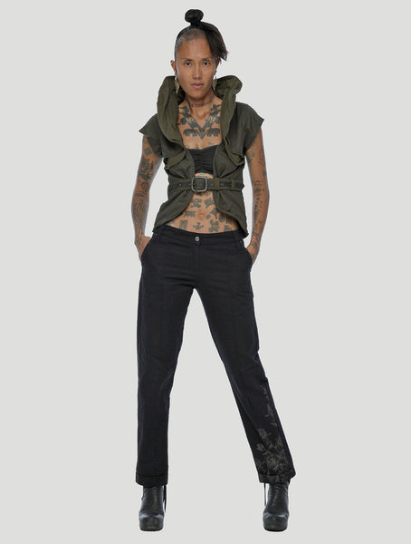 G black Pants by Psylo Fashion