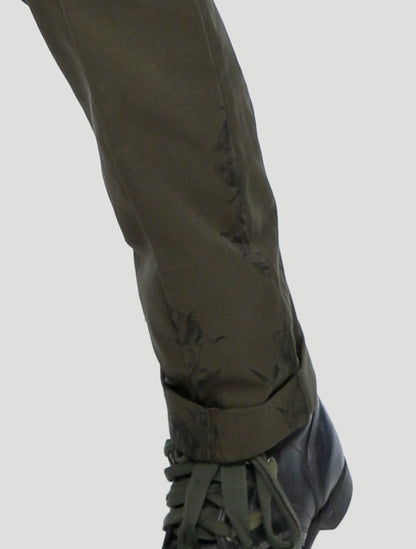 G Olive Green Pants by Psylo Fashion