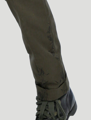 G Olive Green Pants by Psylo Fashion