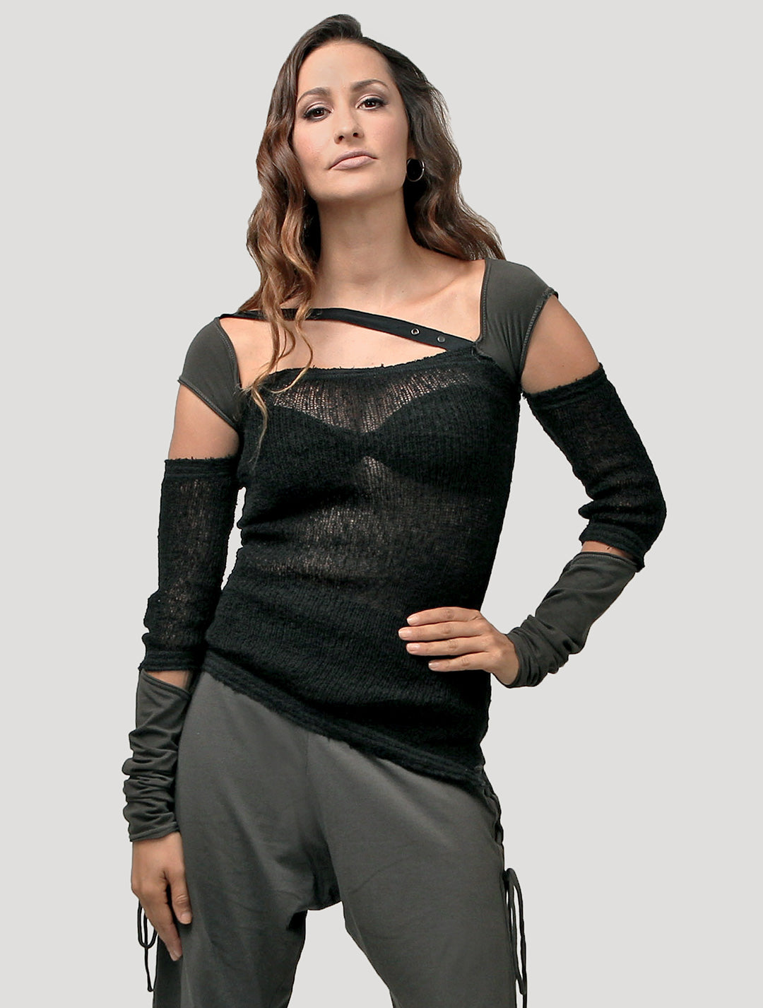 Wholesale fishnet shirt mesh top For Stylish Expression 