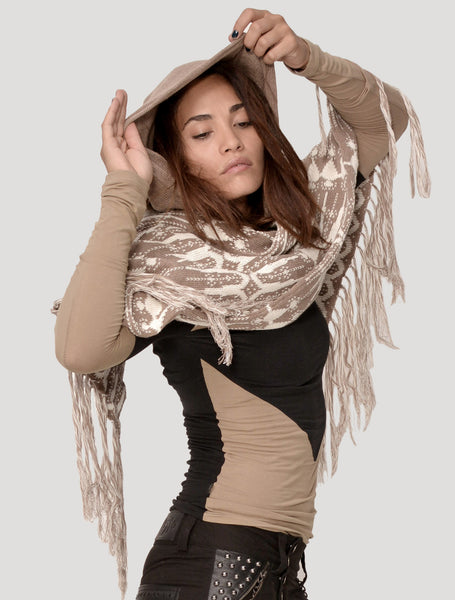 Tribal Hoodie Scarf – Psylo