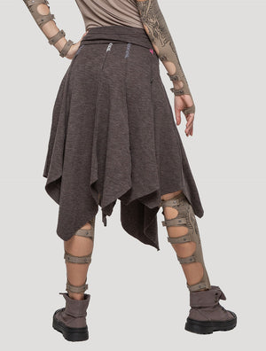 'Heidi' Charcoal Pixie Skirt - Psylo Fashion