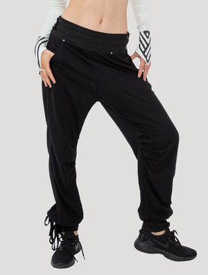 Black 'Idonea' Pants - Psylo Fashion