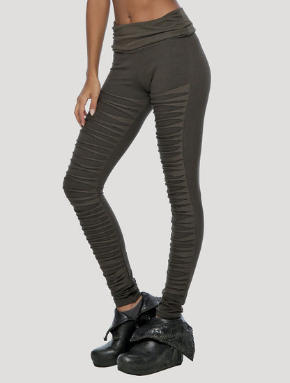 Jiko Foldover Long Leggings - Psylo Fashion