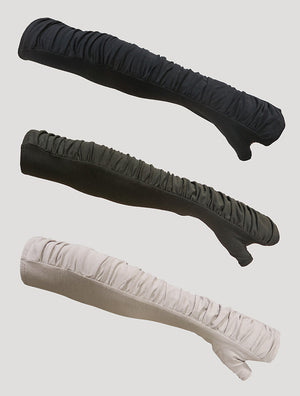 Kirtan Extra-long Fingerless Gloves by Psylo Fashion
