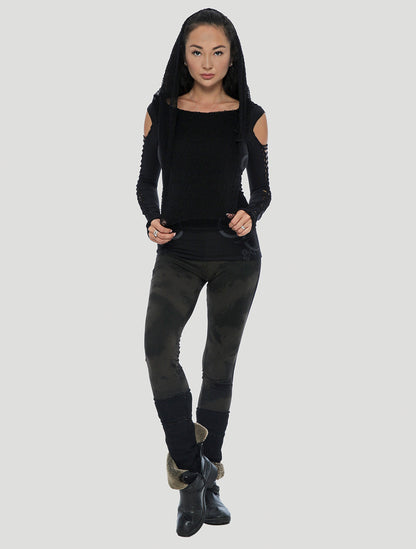 Long Neck Top Long Sleeves - Psylo Fashion