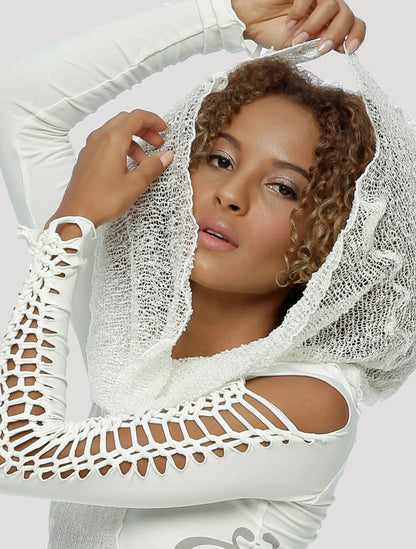 Long Neck Top Long Sleeves - Psylo Fashion