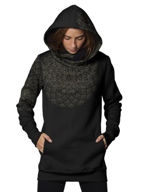 Lotus Hoodie Jumper by Plazmalab