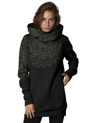 Lotus Hoodie Jumper by Plazmalab