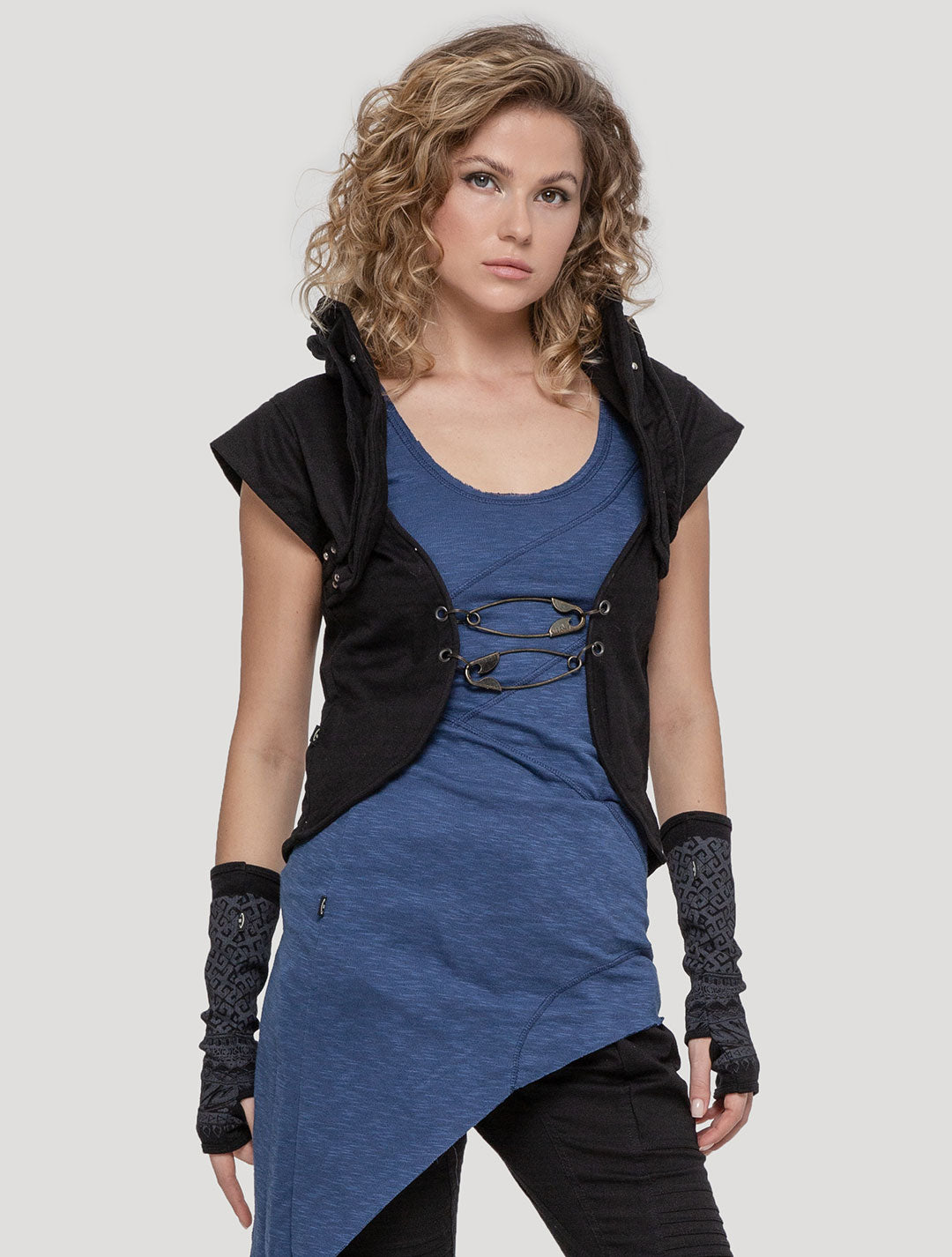 Mask Sleeveless Hoodie - Psylo