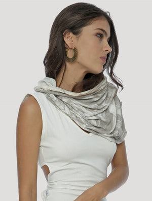 Marble Hooded Neck warmer - Psylo Fashion