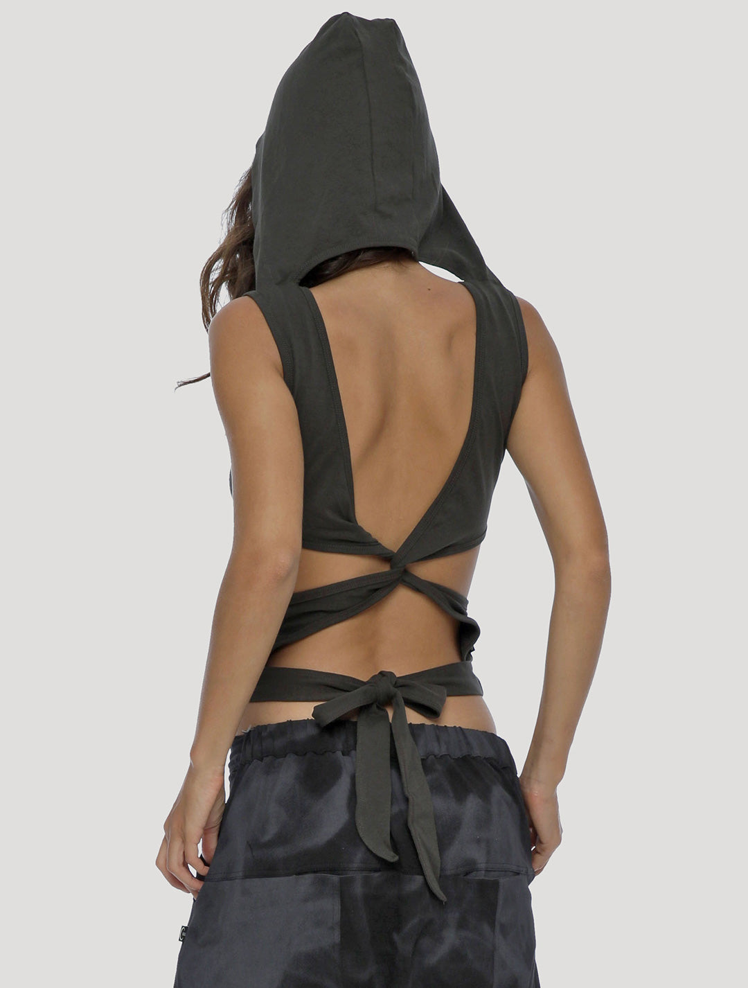 Mask Sleeveless Hoodie - Psylo