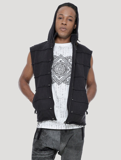 Moli Hoodie Vest - Psylo Fashion