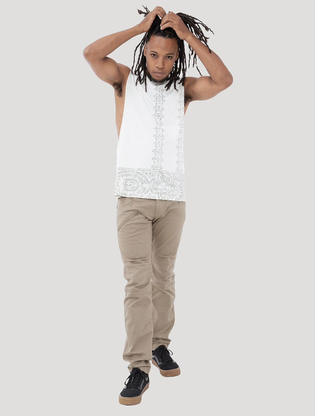 Memo Sleeveless Tee - Psylo Fashion