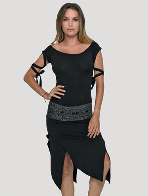 Monroe RMX Short Sleeves Corset Dress - Psylo Fashion