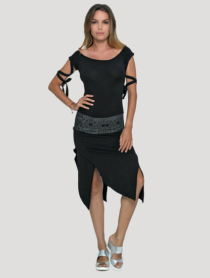 Monroe RMX Short Sleeves Corset Dress - Psylo Fashion