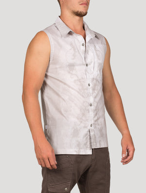 Moudy Sleeveless Shirt - Psylo Fashion