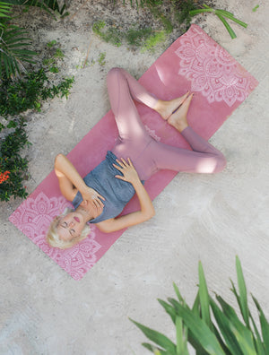 Mandala Ginger Travel Mat by Yoga Design Lab - Psylo Fashion