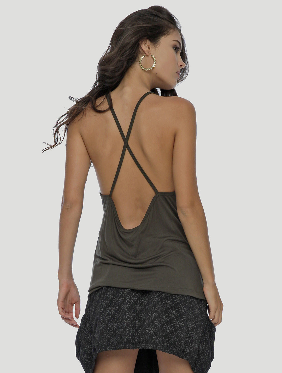Maya Crossover Singlet - Psylo Fashion