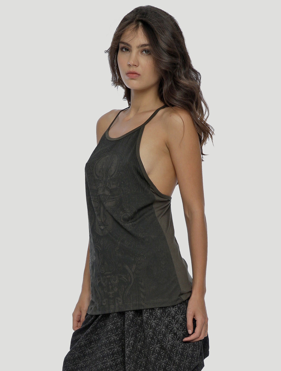 Maya Crossover Singlet - Psylo Fashion