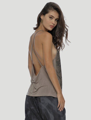 Maya Crossover Singlet - Psylo Fashion