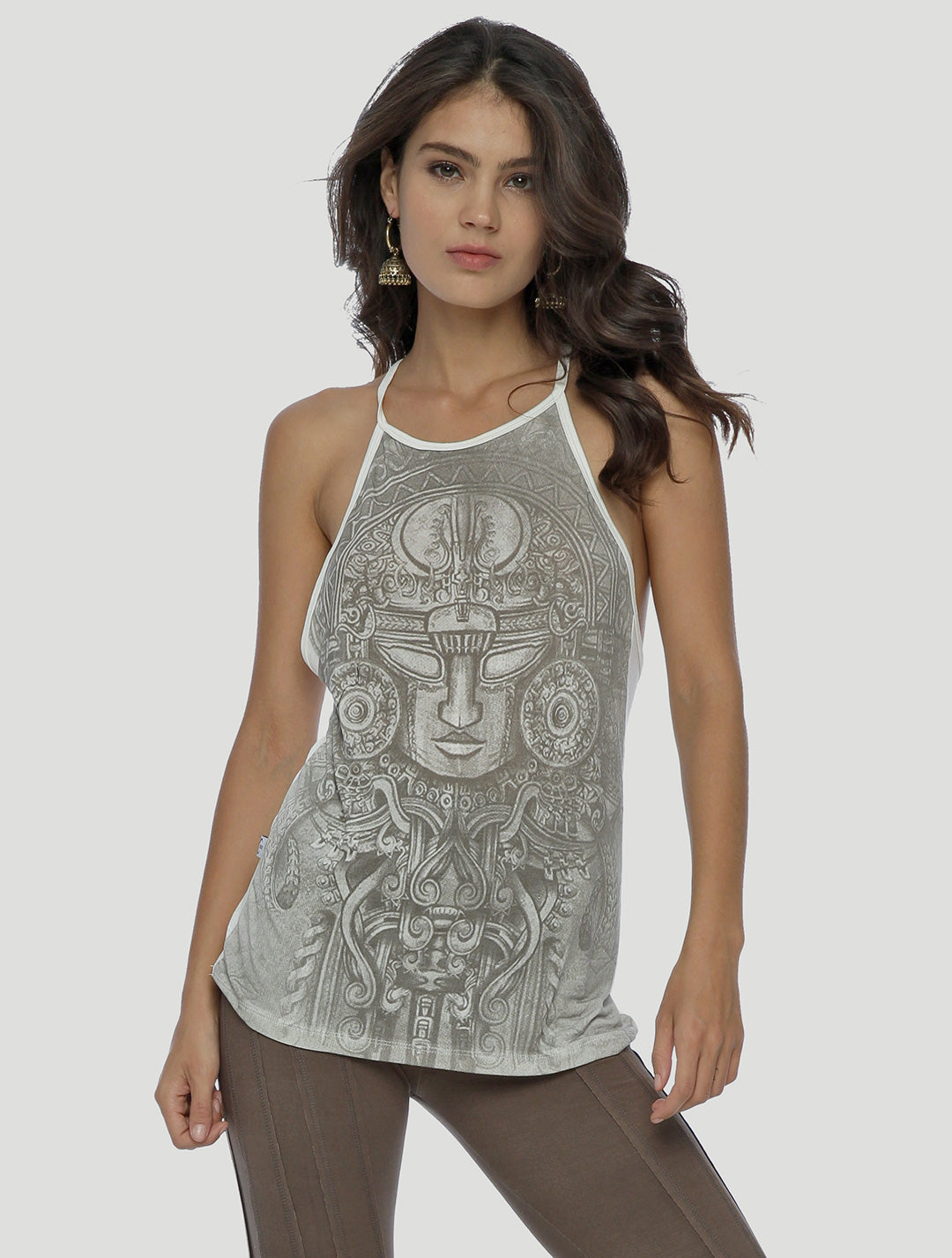 Maya Crossover Singlet - Psylo Fashion